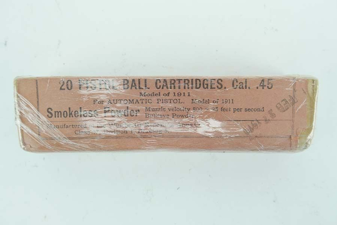 Box of WW1 .45 M1911 Ammo - "Sealed" - 1