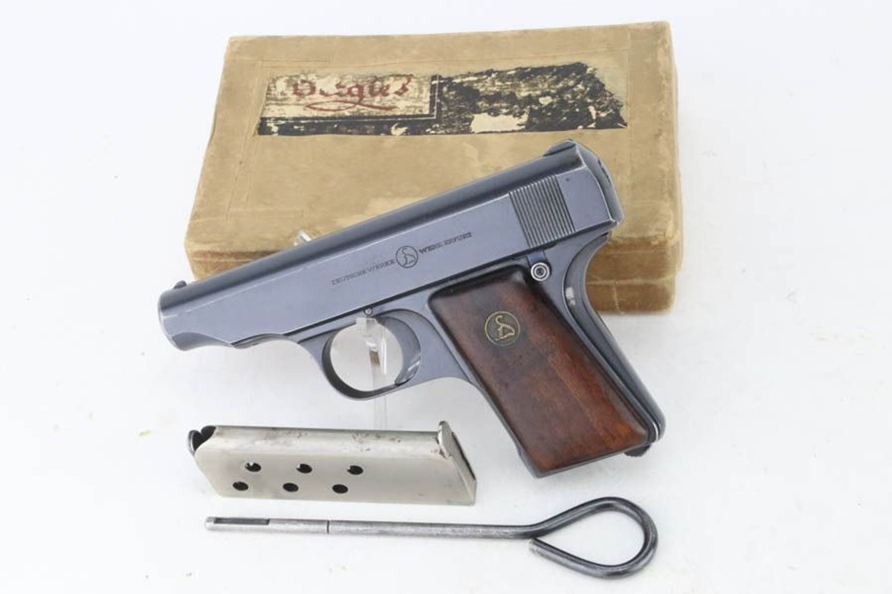 Minty, Boxed Erfurt Ortgies Pocket Pistol - 6.35mm - 1