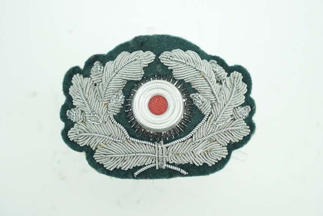WW2 German Heer Officers Visor Cap Cockade - 1