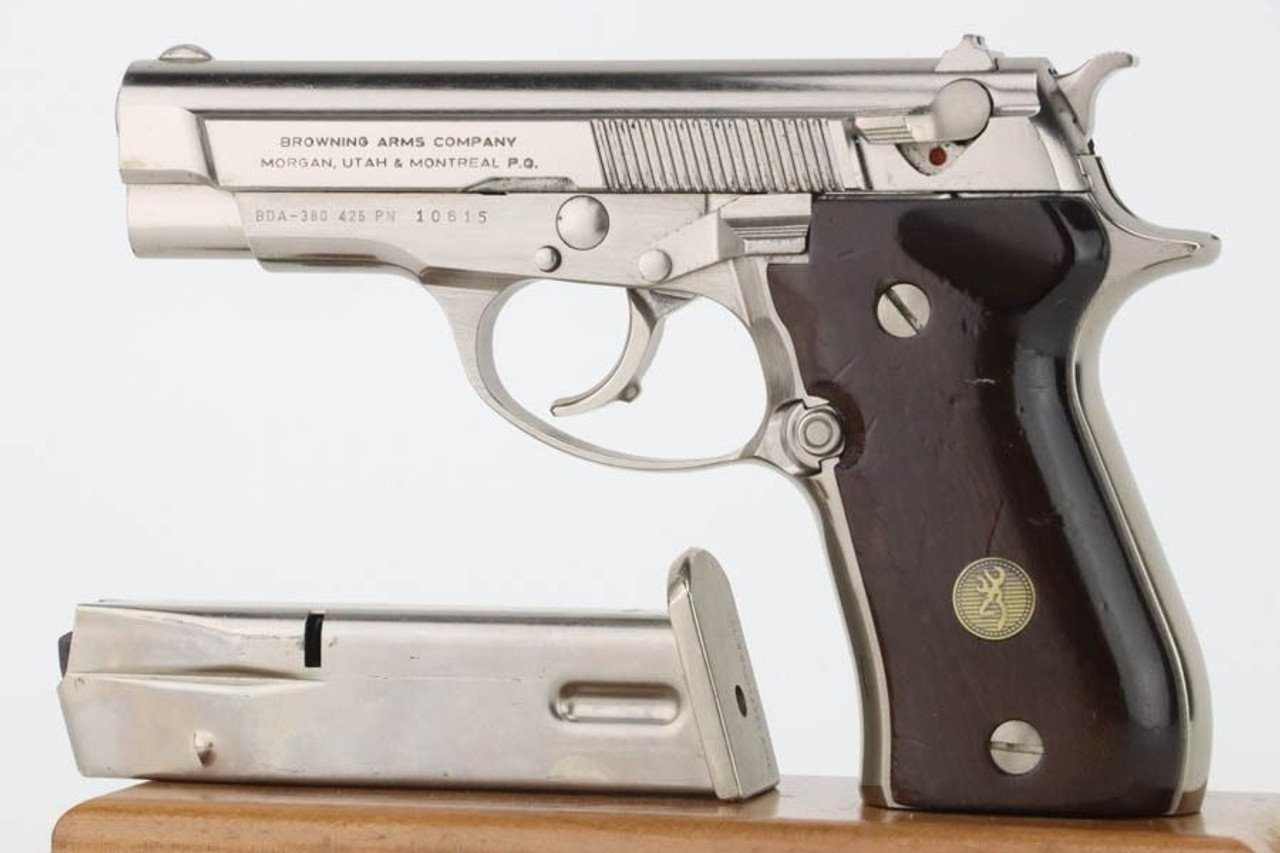 Nickeled Browning BDA .380 - 1