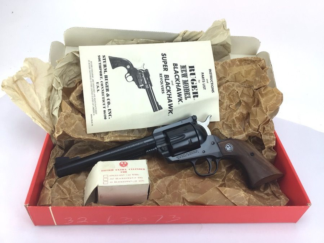 Boxed Ruger Blackhawk Convertible 357 Mag/9mm - 1