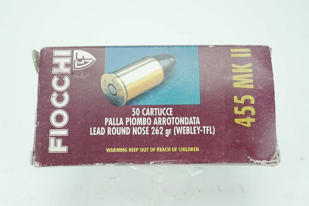 Fiocchi .455 MKII Webley - 1