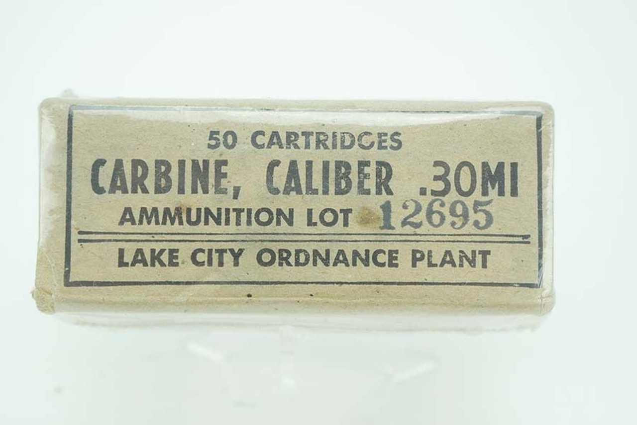 Sealed WW2 .30 Carbine Ammo - 1