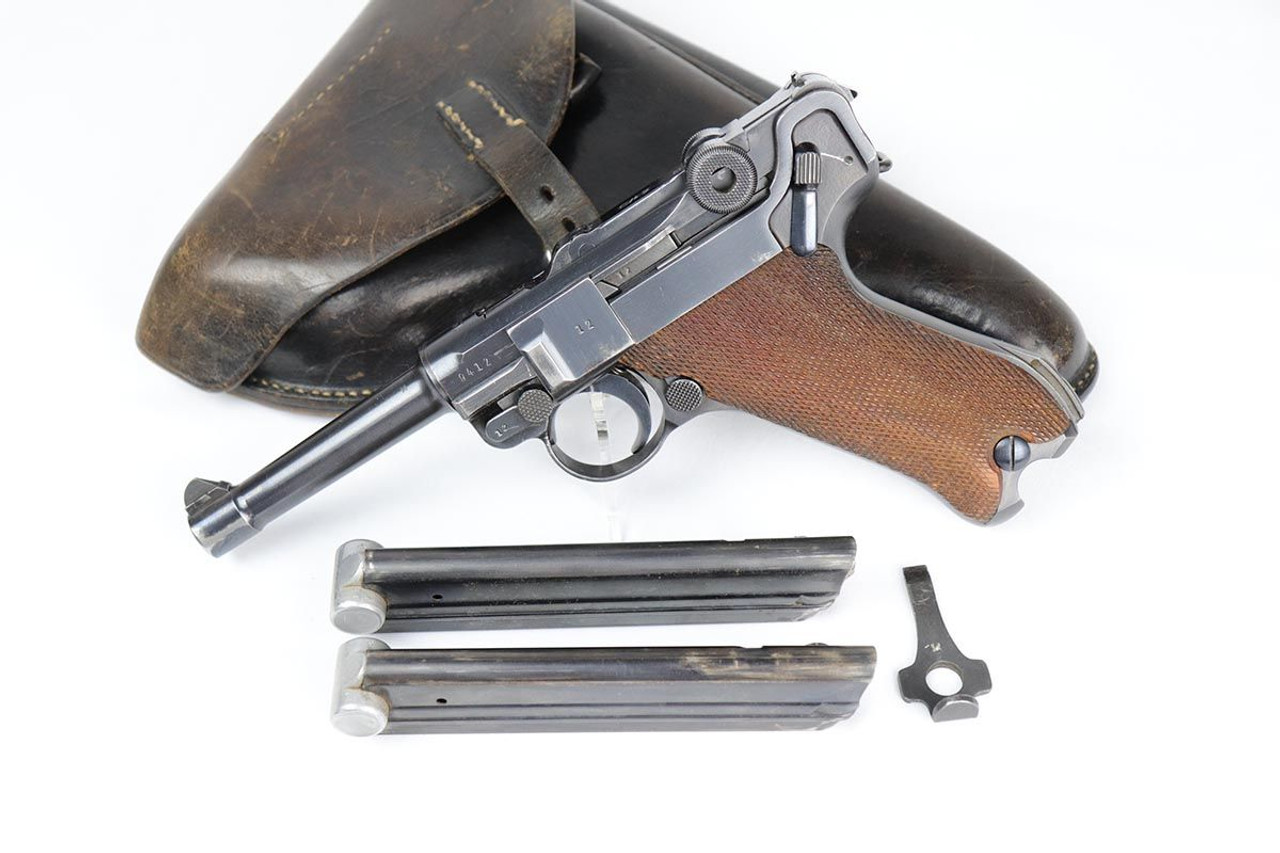 1938 S/42 Mauser Luger rig - Matching Magazine - 1