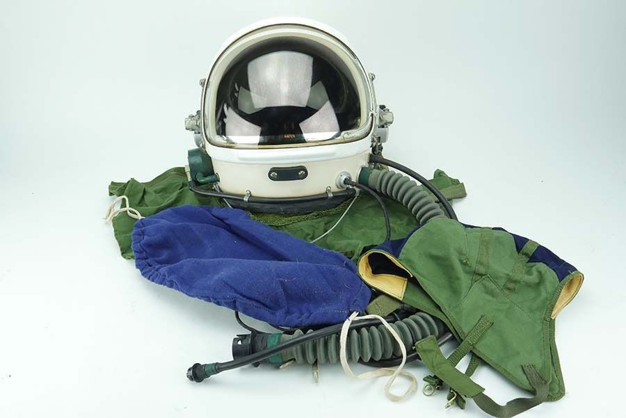 Rare Chinese TK4A High Altitude Pilots Helmet - 1