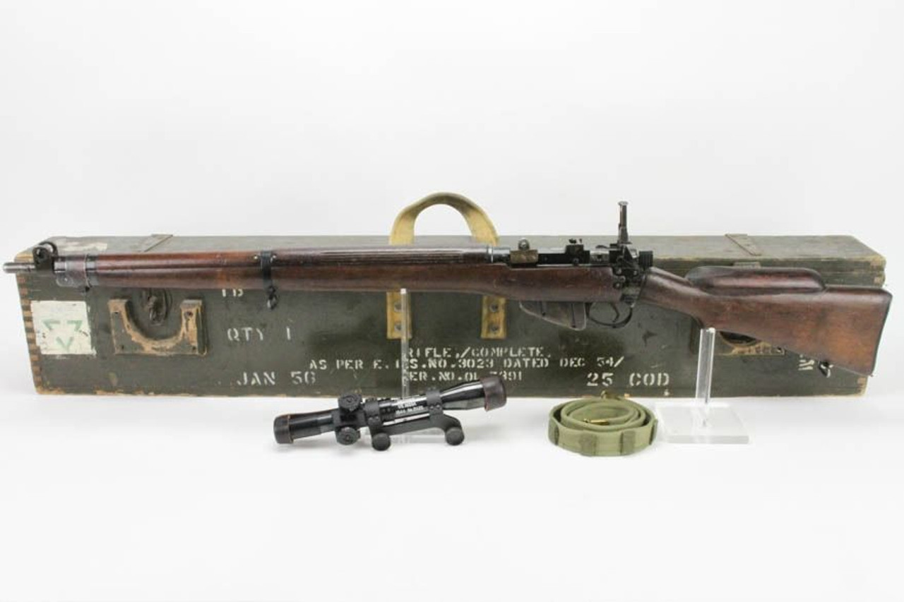 Scarce British No4 Mk1 T Sniper w/ Transit Case - 1