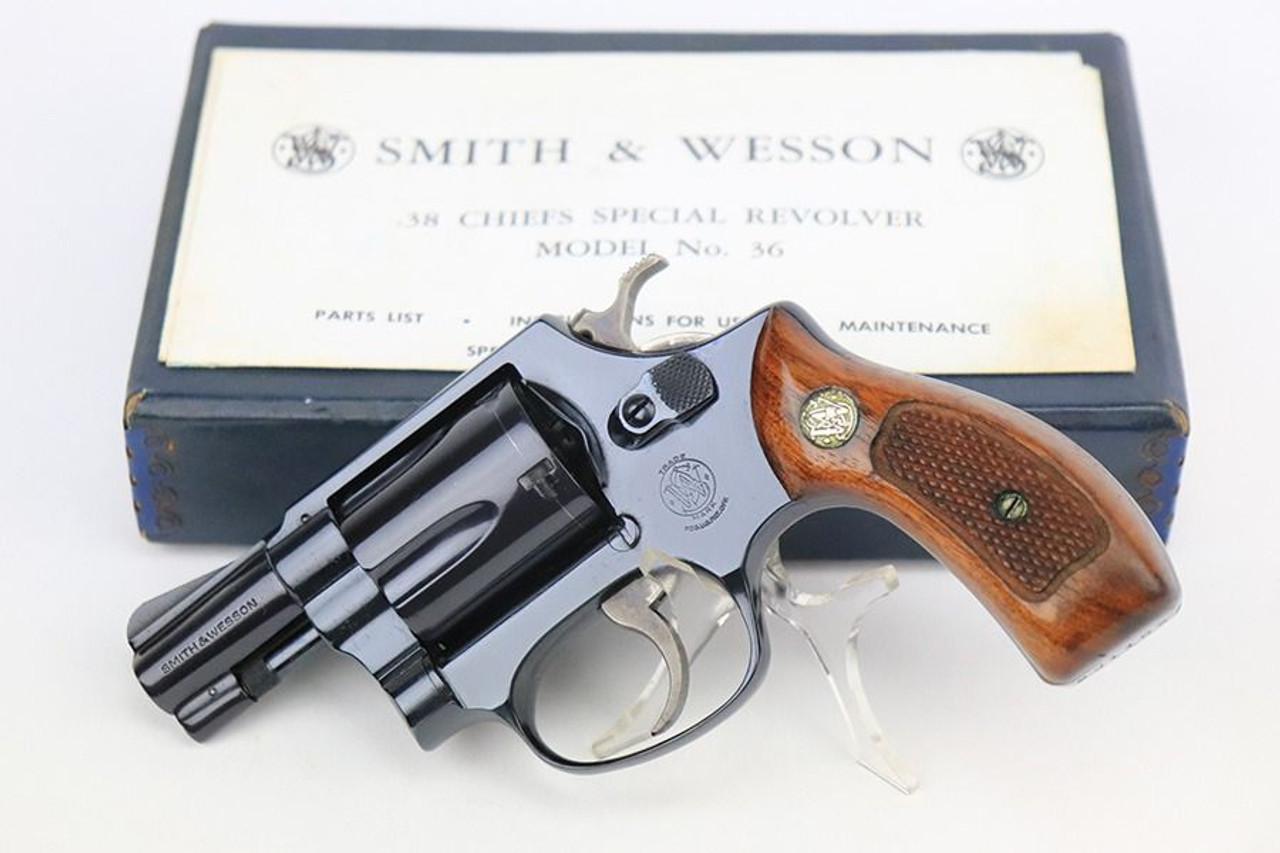 Minty, Boxed Smith and Wesson Model 36 Revolver - 1