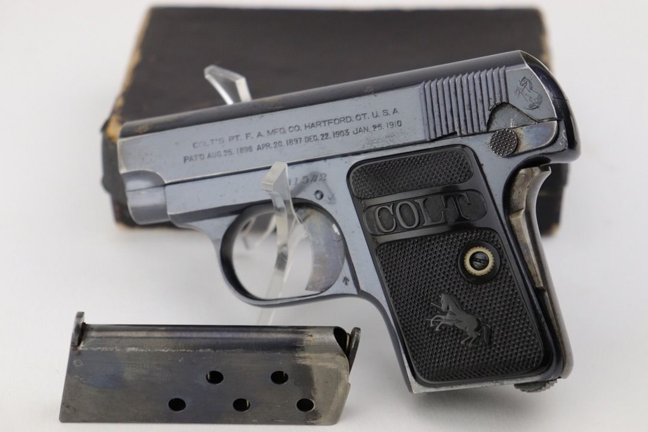 Colt Model 1908 - 1915 MFG WIth Box and Manual - 1