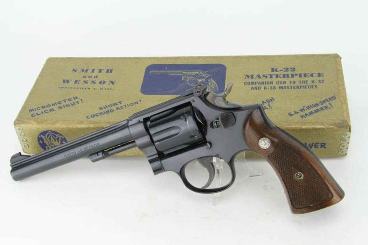 ANIB S&W K-22 Masterpiece Revolver - 1948 Mfg - 1