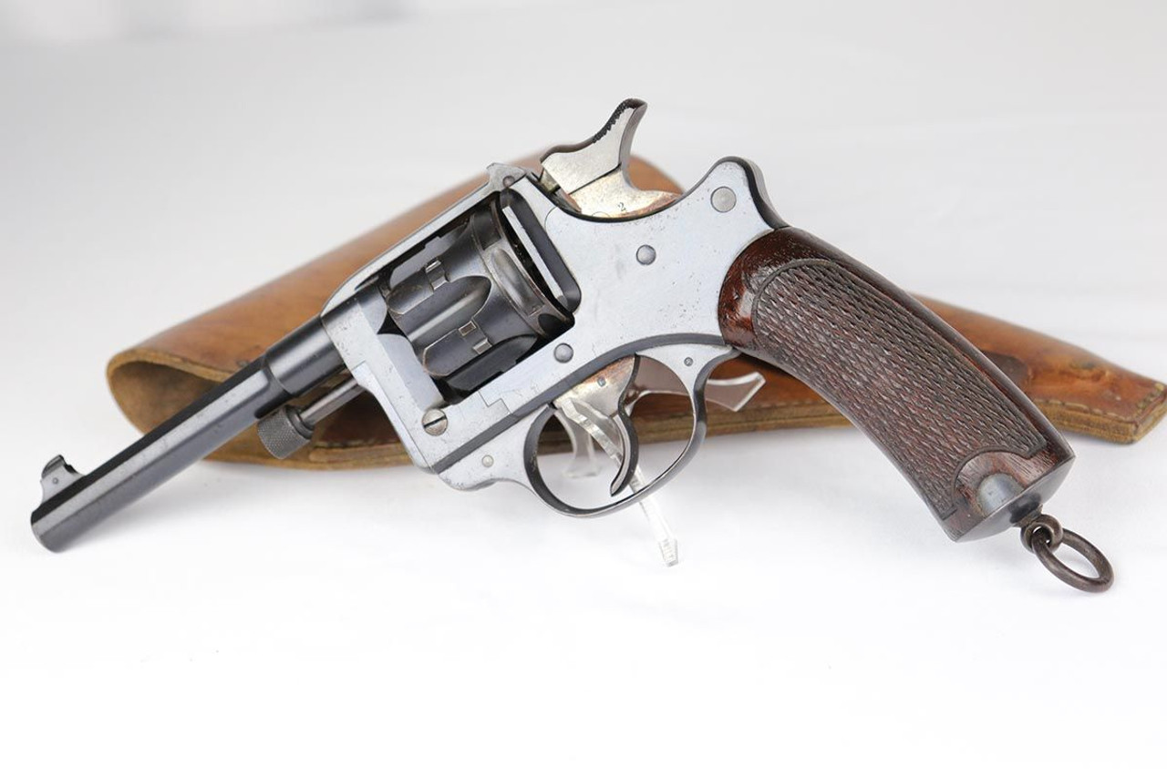 Near-mint French M1892 Revolver rig - Antique - 1