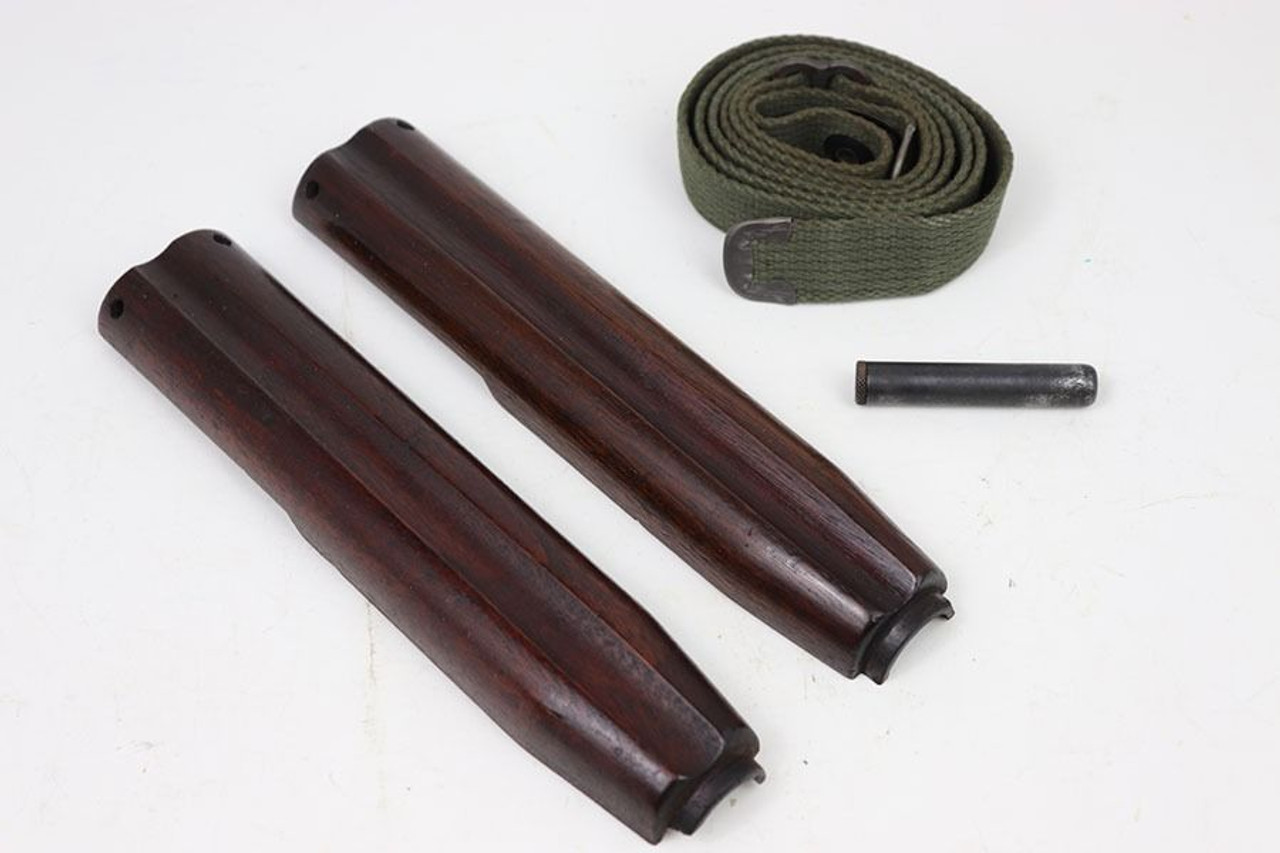 Two M1 Carbine Handguards - Oiler - Canvas Sling - 1