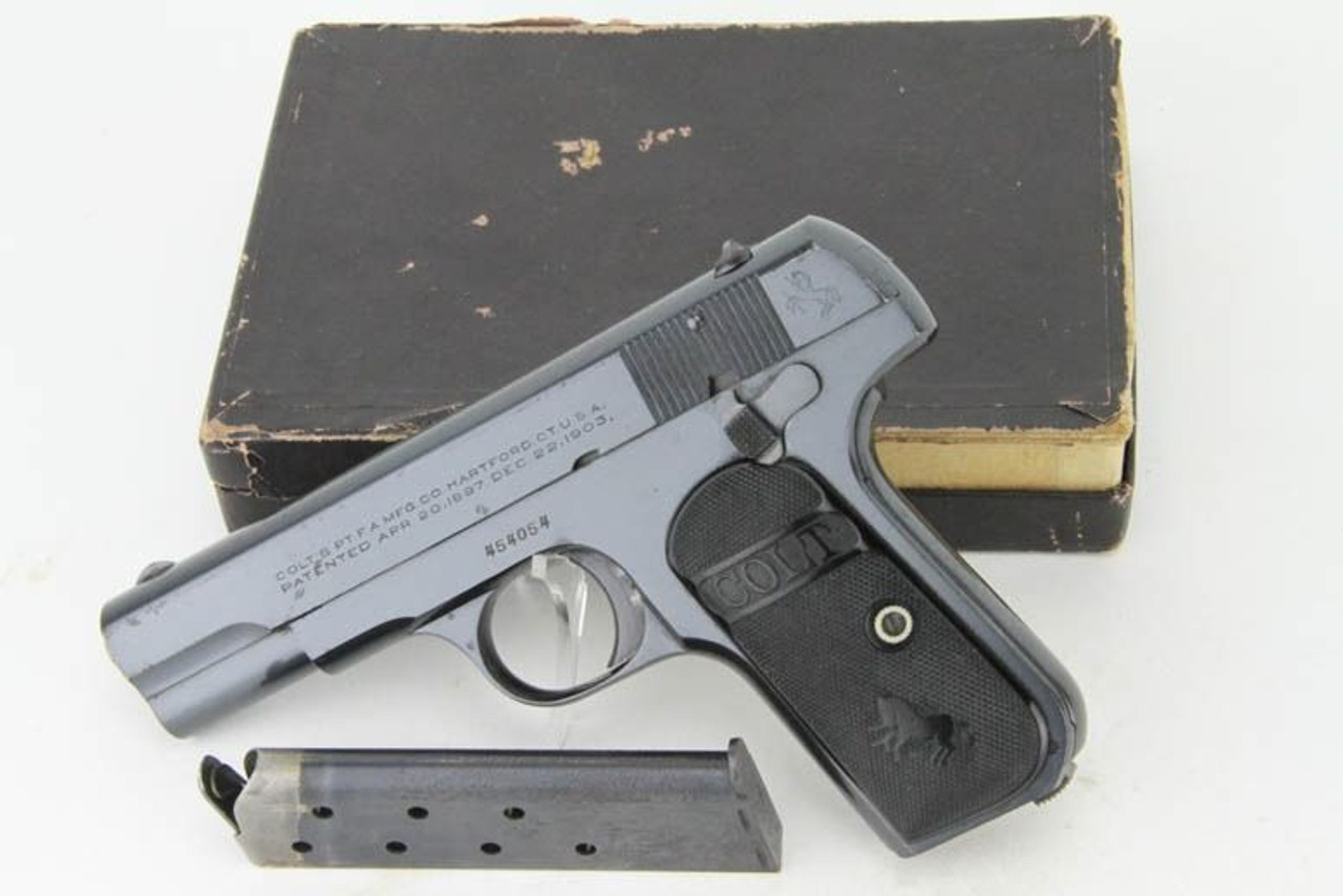 Boxed Colt Model 1903 Pocket Hammerless - 1925 Mfg - 1