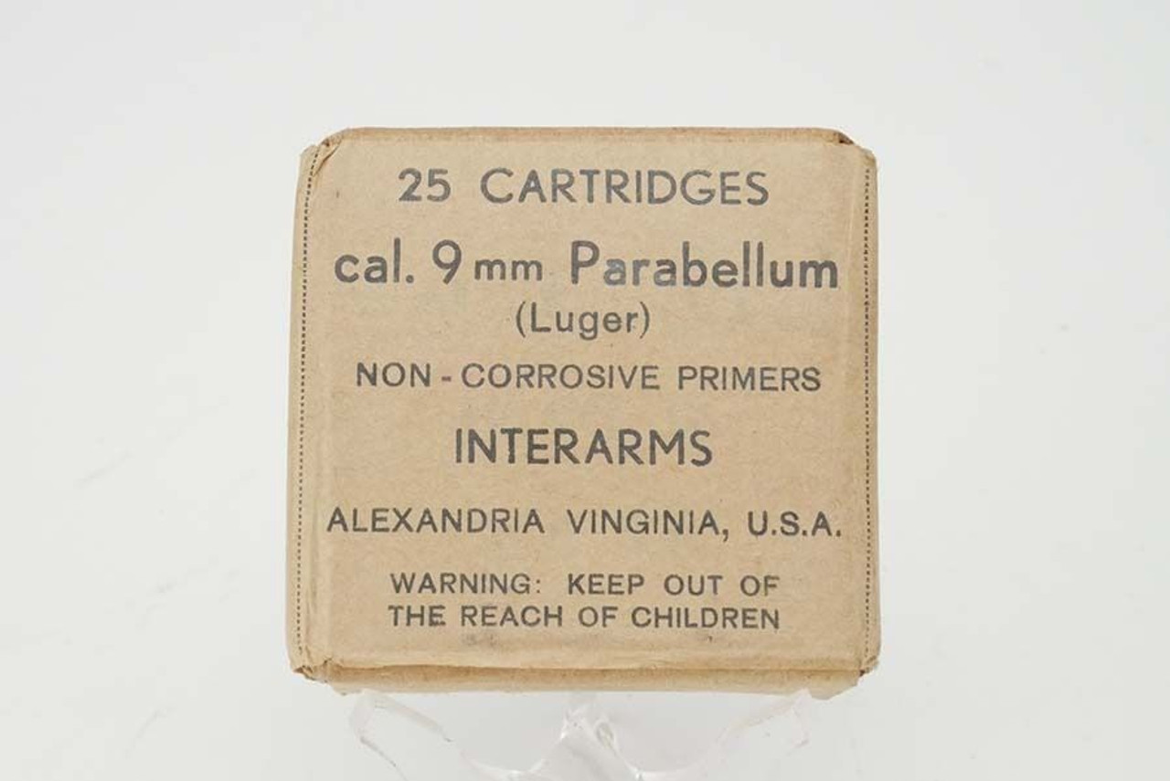Vintage Interarms 9mm Ammo - 3 Boxes - 1