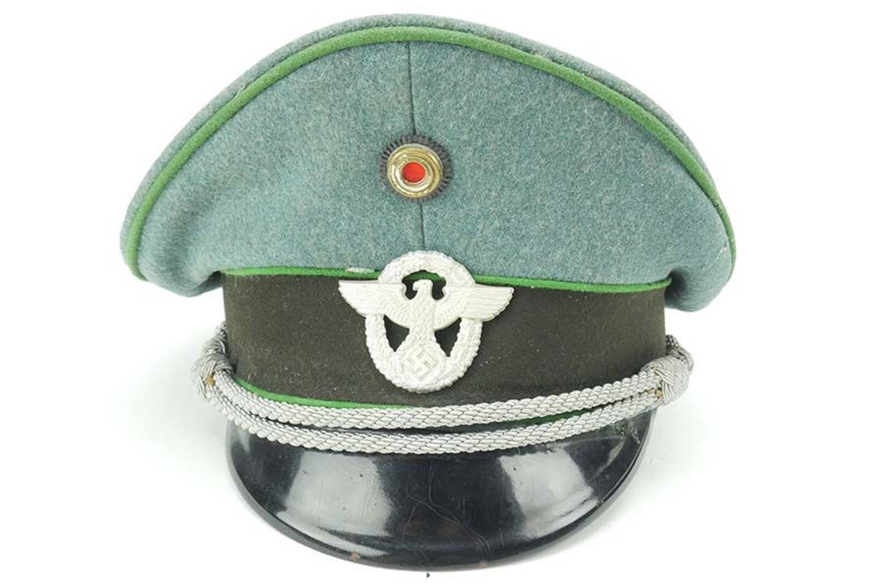 WW2 German Schutzpolizei Visor Cap - 1