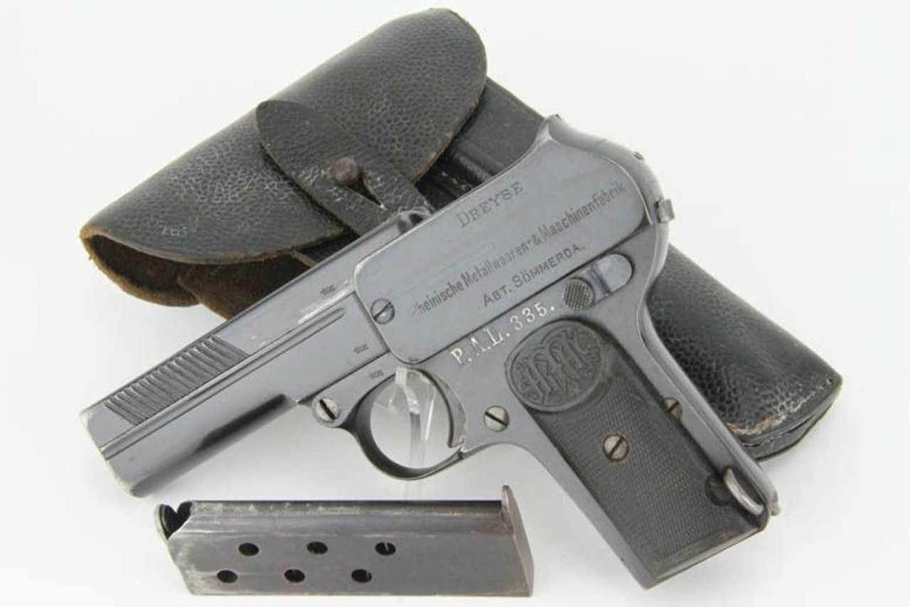 Excellent Dreyse Model 1907 Rig - Leipzig Police - 1