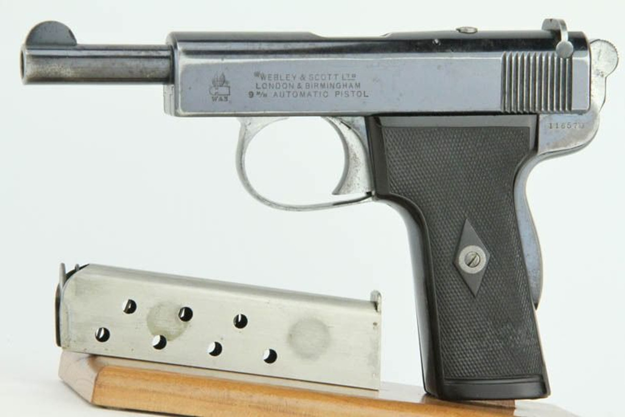 Rare Webley & Scott Model 1909 - 9mm - 1