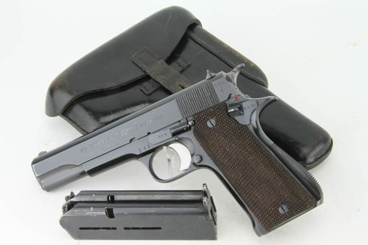 West German Police Star Model B Rig - Two Matching Mags & Matching Holster - 1