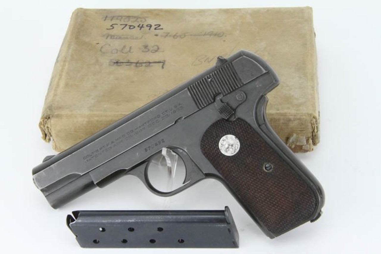 Excellent Colt M1903 Pocket Hammerless - US Property - 1