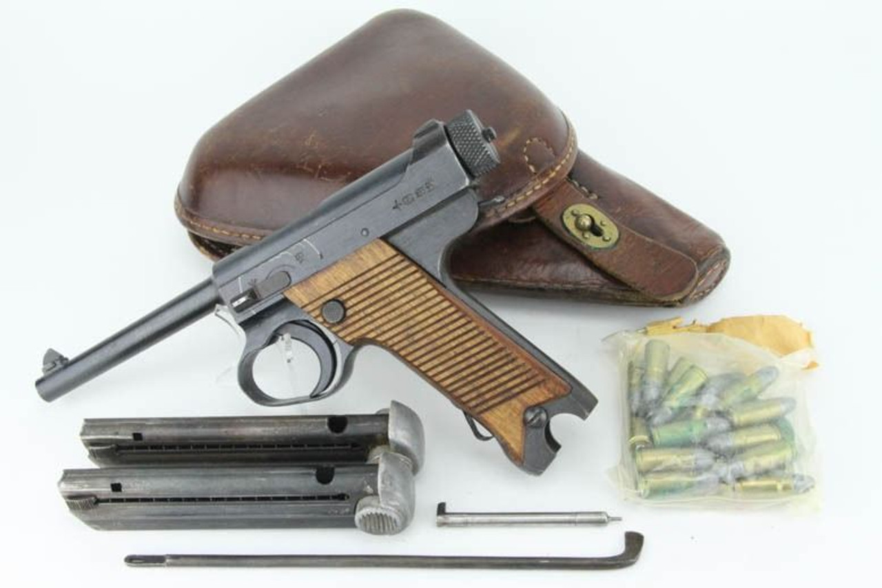 Excellent 1944 Nambu Type 14 Rig - Matching Magazine - 1