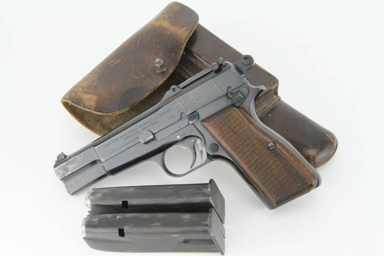 Nazi FN Browning High Power Rig - Tangent Sight - 1