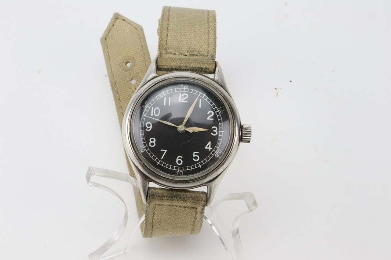 WW2 USAAF Bulova A-11 Silver Watch - Fully Functioning - 1
