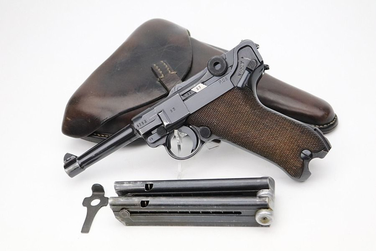 Excellent, Scarce BYF 41 Mauser Luger Rig - Eagle 135 Proofs - 1