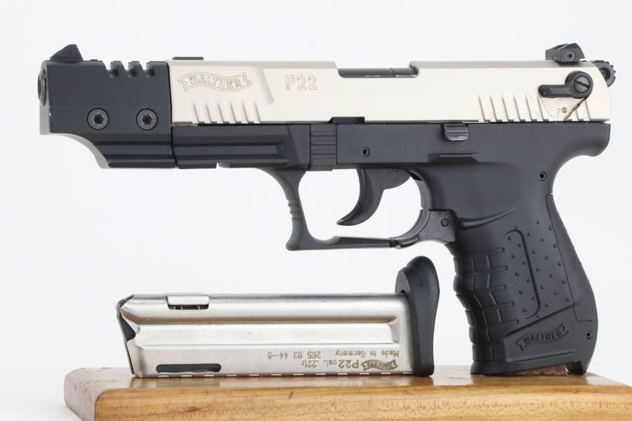 SOLD - Near-Mint Walther P22 Target Model