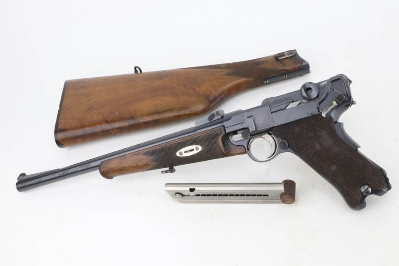 Rare DWM Model 1902 Luger Carbine - Matching Stock - 1