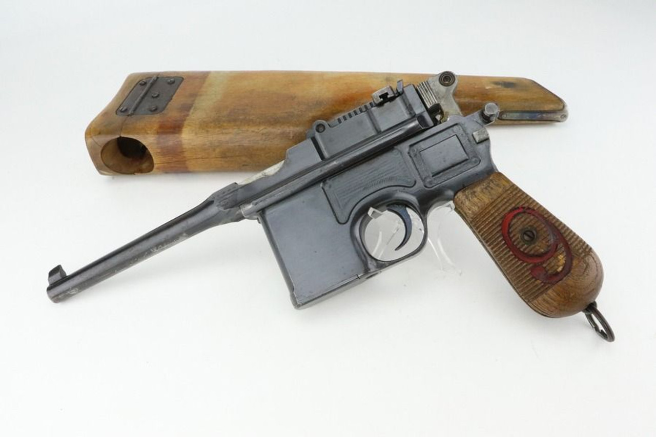Nice Mauser C96 Red 9 w/ Stock - 1