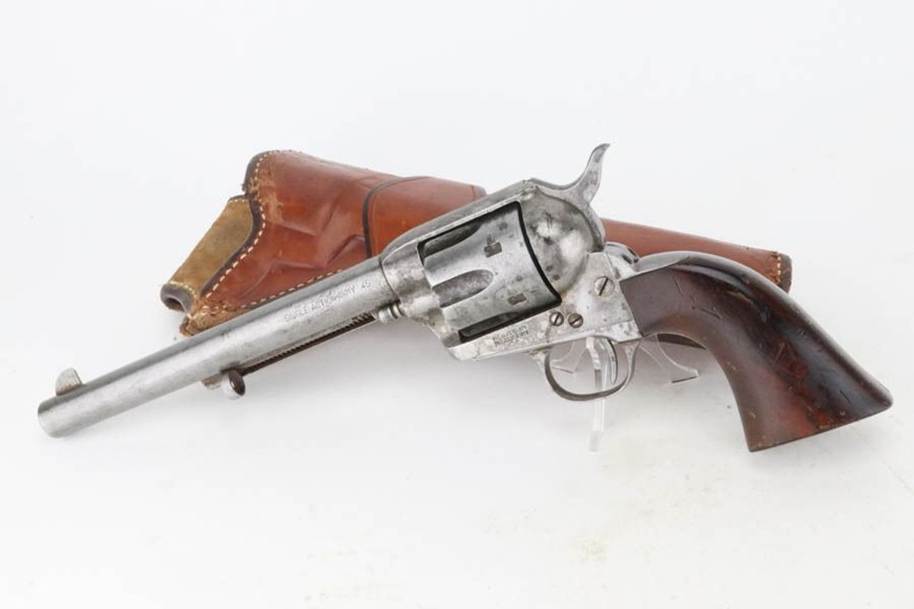 7.5" Uberti Hartford Model Single Action Army Revolver - Weathered Finish - 1
