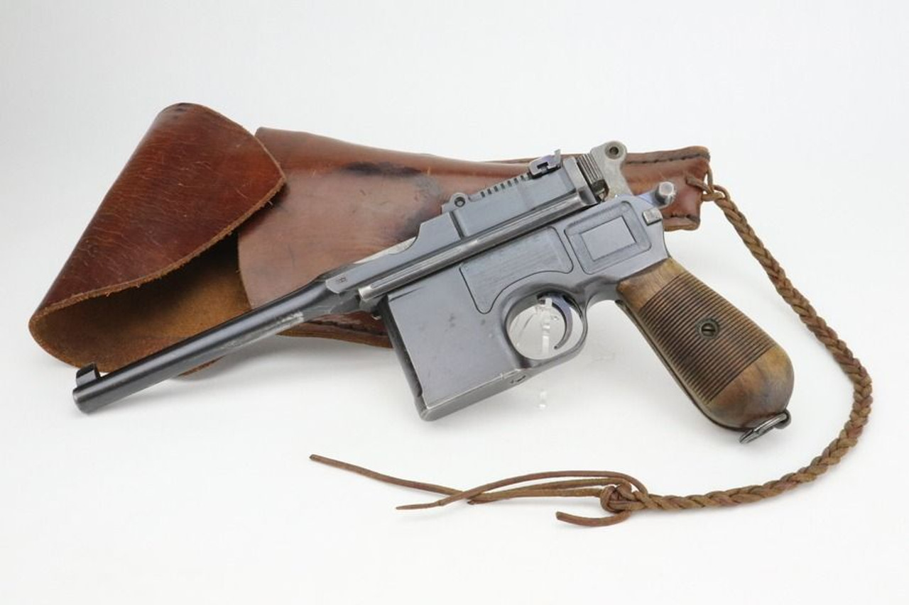 Scarce, Imperial 9mm Mauser C96 Broomhandle Rig - Pre "Red 9" - 1