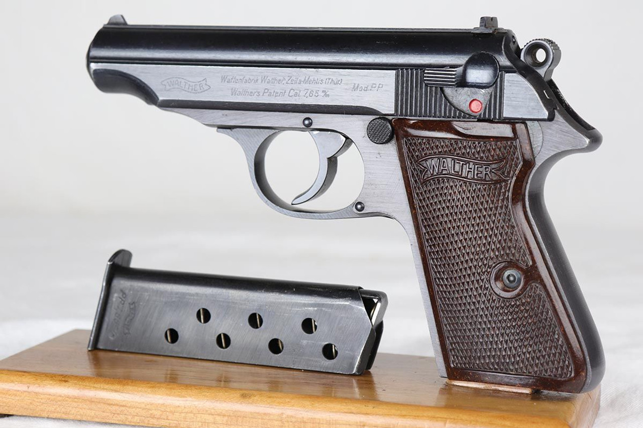 Minty Commercial Walther PP - Red Grips - 1