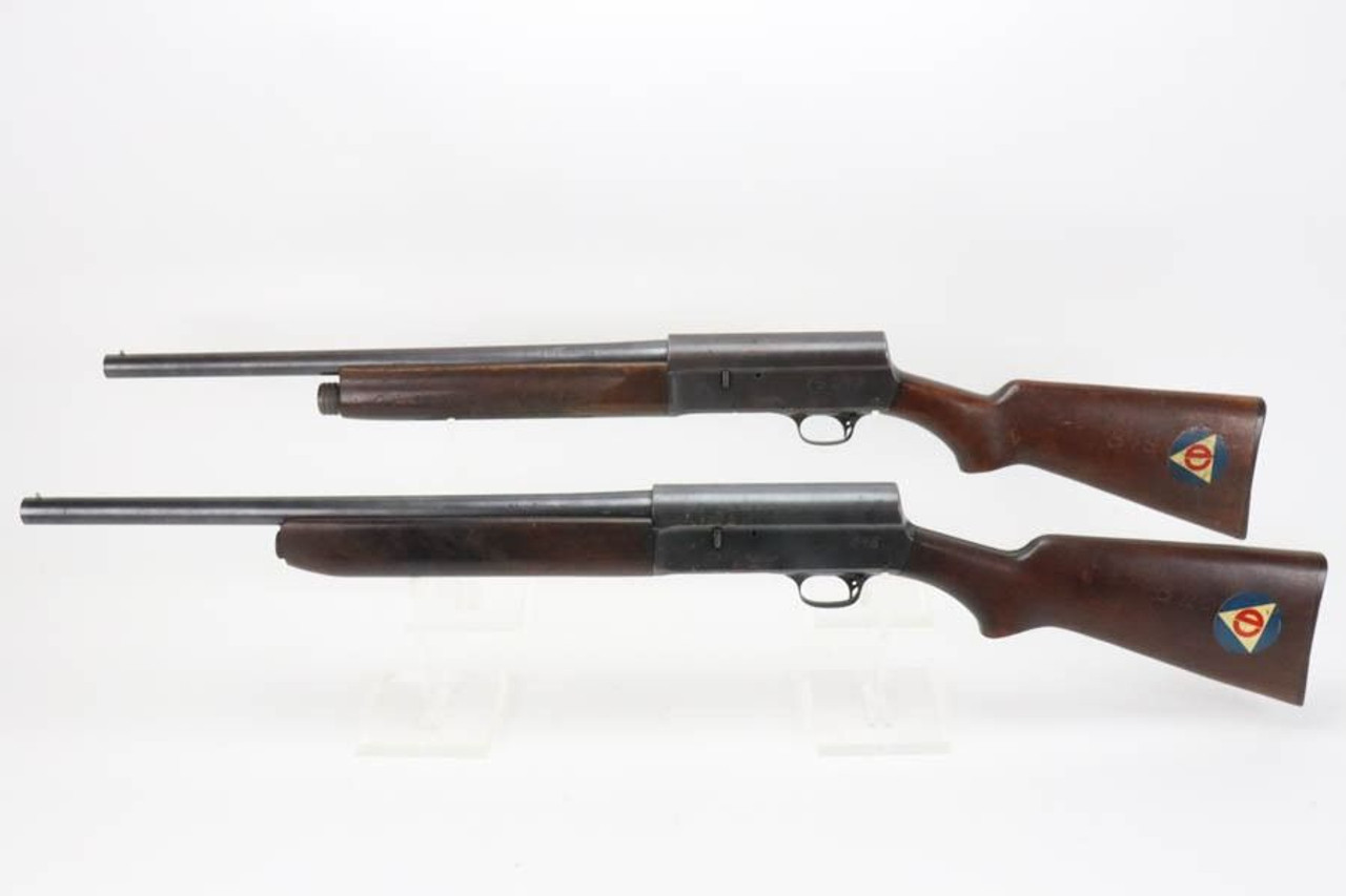 US Marked, Civil Defense Remington Model 11 & Sportsman Riot Guns - Consecutive Rack # - 1