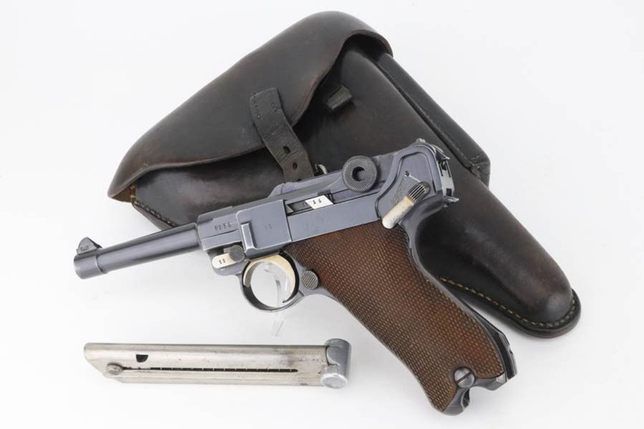 Excellent 1936 Mauser Luger Rig - Matching Magazine - 1