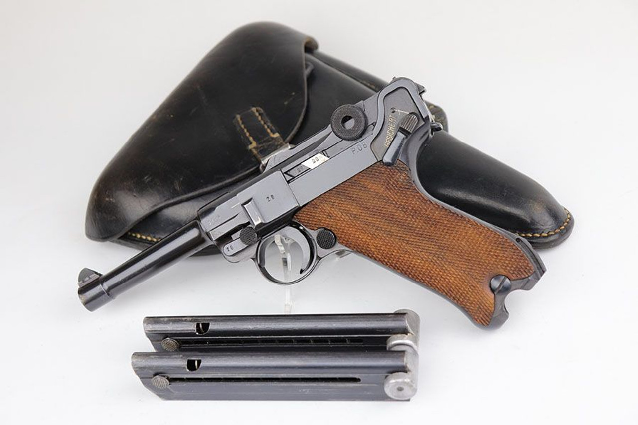Minty 1941 Mauser Luger Rig - Matching Magazine - 1