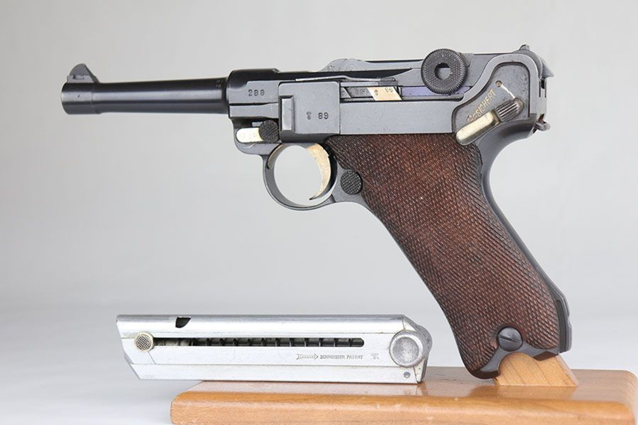 Rare, Minty Police Simson Luger - Matching Magazine - 1
