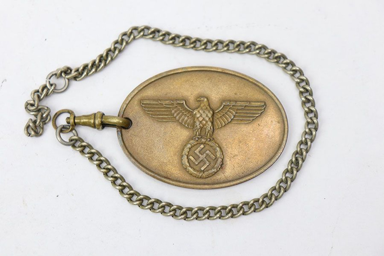 Rare Nazi State Police Badge - 1