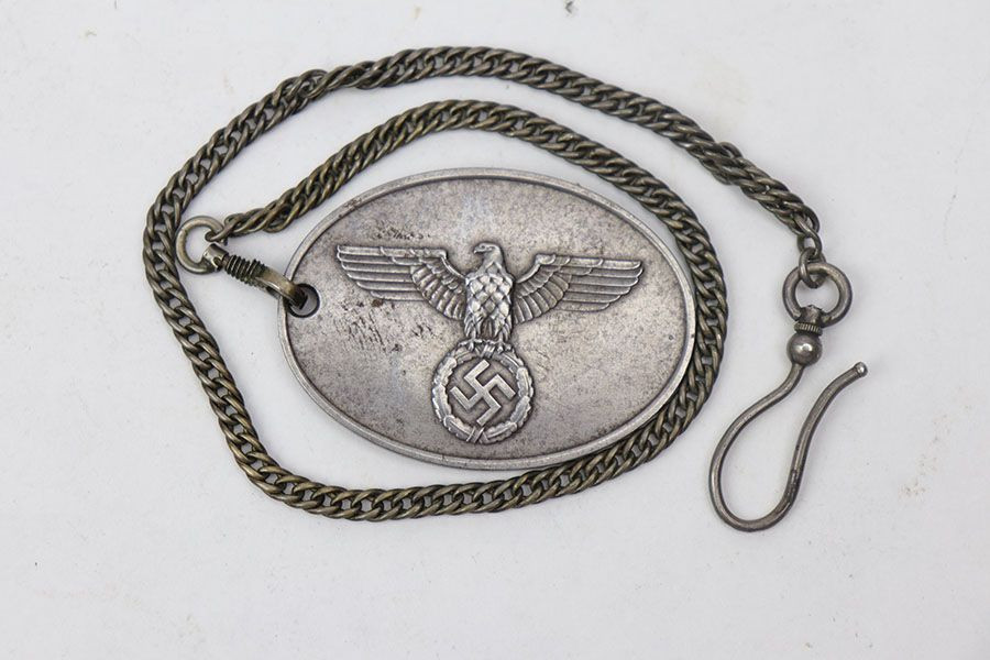 Super Rare Third Reich Local Criminal Police Disc - 1