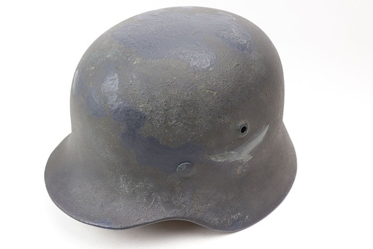 RARE Zimmerit Camo Luftwaffe Helmet - 1