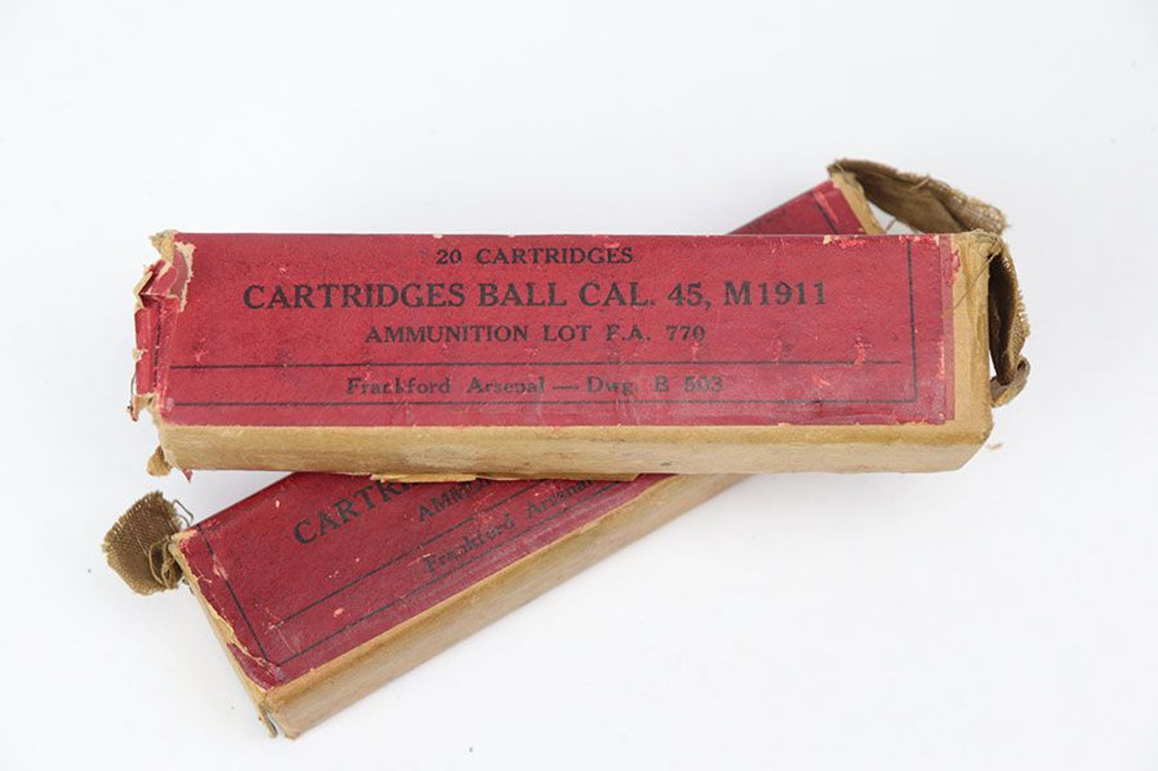 WW2 1911A1 .45 ACP Ammo - 40 Rounds - 1
