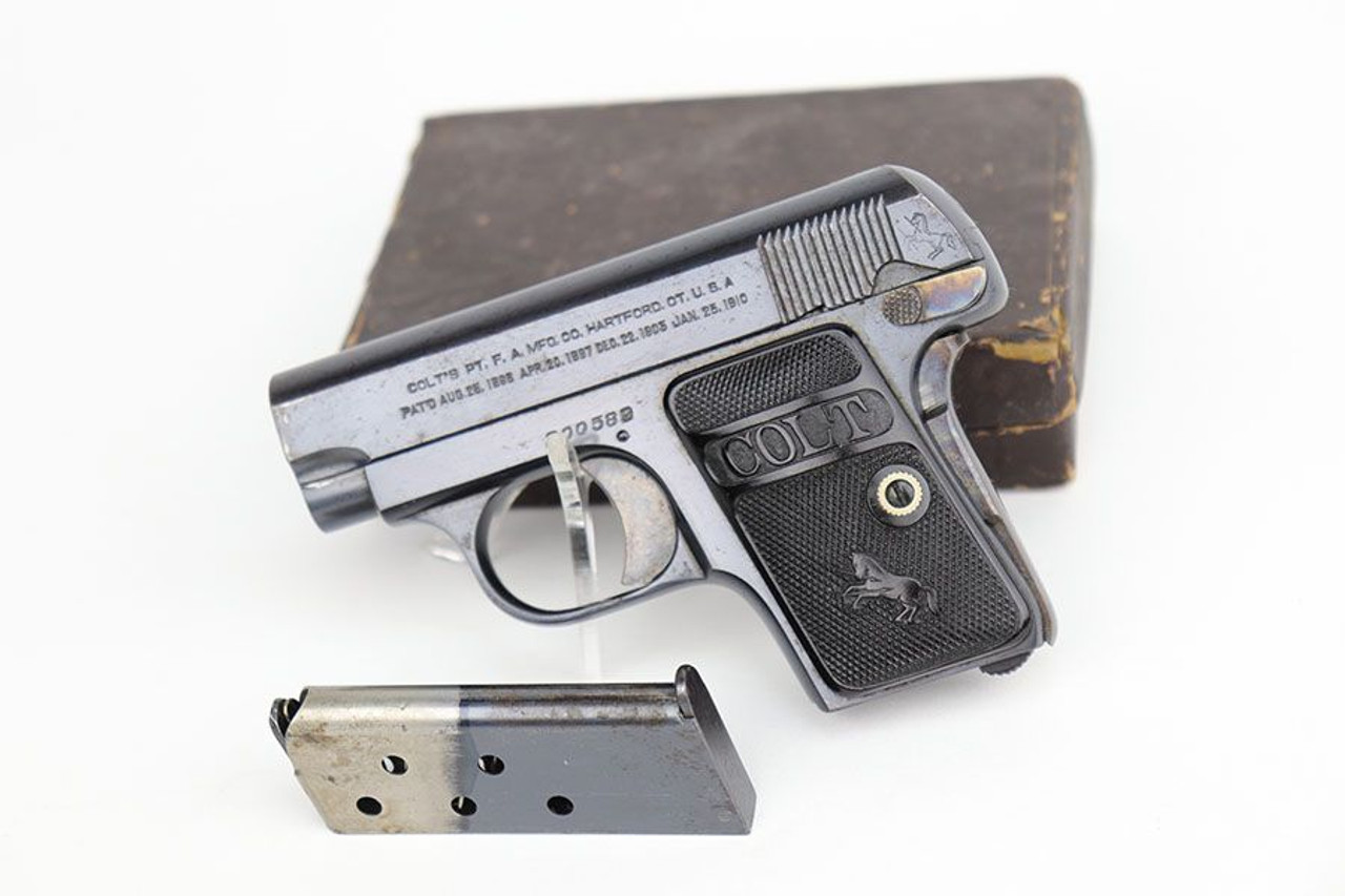 Boxed Colt 1908 Vest Pocket - 1919 Mfg - 1