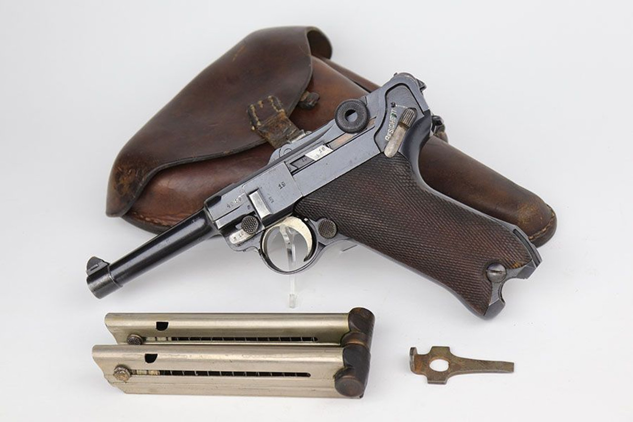 1918 Erfurt Luger Rig - Matching Magazine - 1