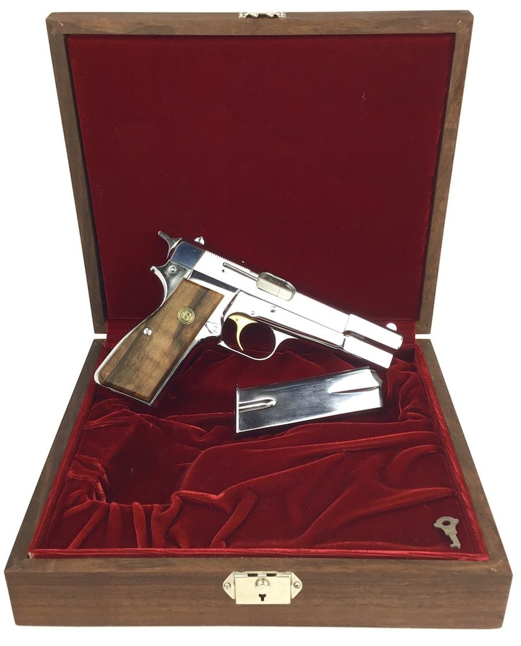 Belgian Browning Centennial Hi-Power Semi-Automatic Pistol Not Nazi Post WWII - 1