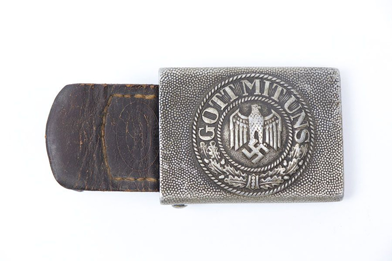 WW2 Army Belt Buckle & Tab - 1