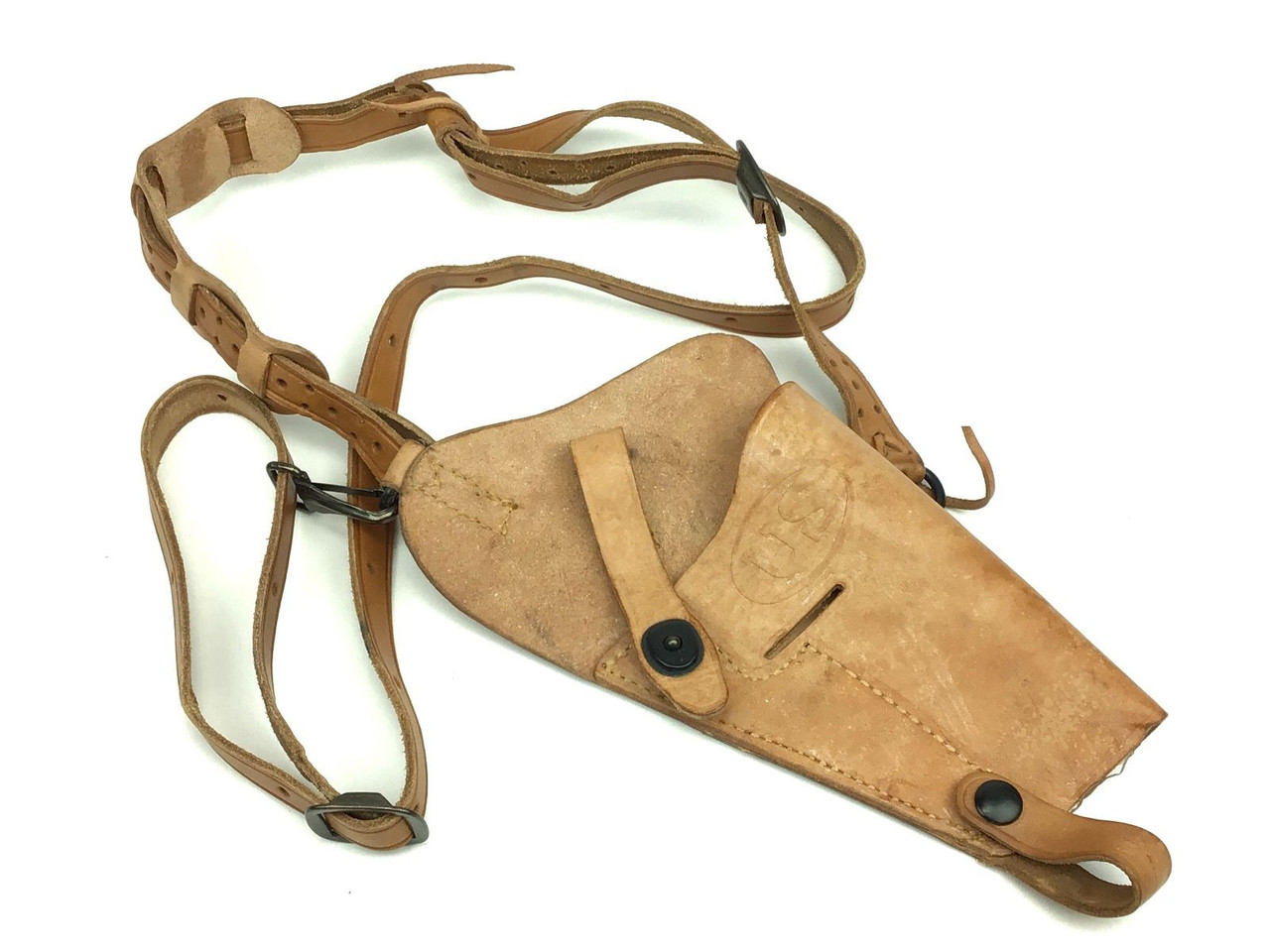 USMC Boyt M7 Shopulder Holster .45 caliber Colt WWII USGI - 1