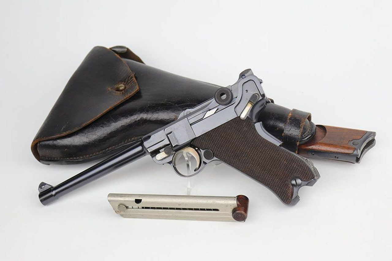 Rare, Complete 1906 Navy DWM Luger Rig - 1
