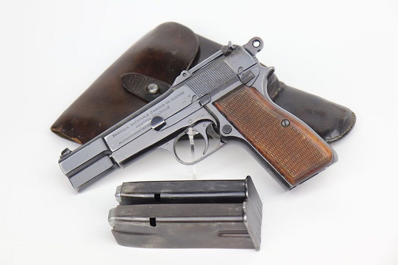 Nazi FN Browning High Power Rig - Tangent Sight - 1
