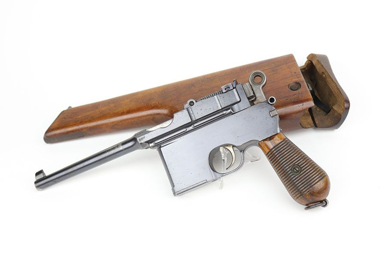 Rare Mauser C96 - Large Ring Hammer - Matching Stock - 1