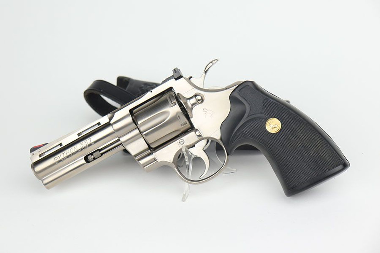 Minty Nickel Colt Python - 1981 Mfg - 1