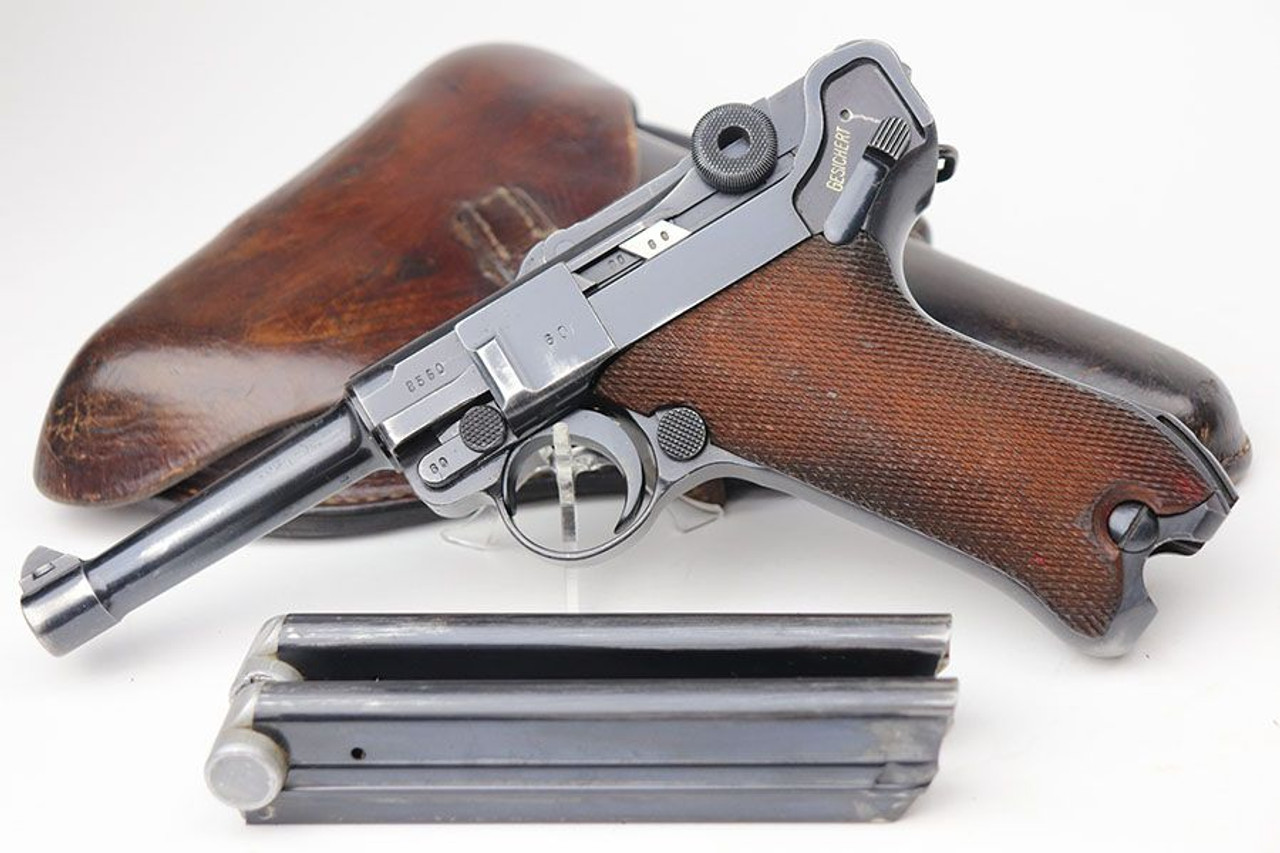 1938 Mauser Luger Rig - Two Matching Magazines - 1
